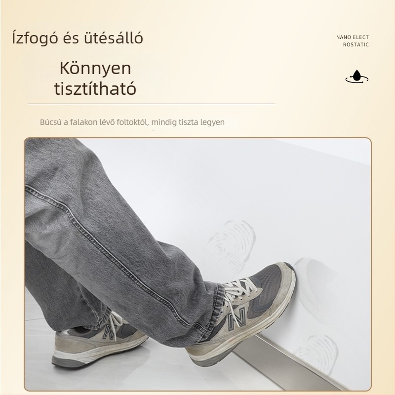 Törölhető falikép matrica – Yizhong, PP anyag, önragadó, anti-szennyező, minimalist ploksz dekor nappaliba, irodába, fürdőszobába – 1 darab