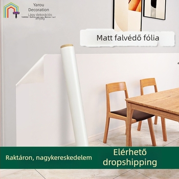 Matt falikép matrica – fehér, antistatizált, szennyeződés- és kopásálló, matt felület, dekoráció a nappaliba és a konyhába – 5+ darab