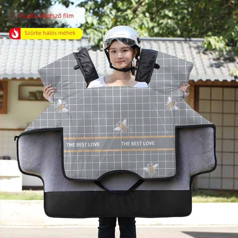 Xintengbo vízálló PVC szélvédővédő elektromos járművekhez — egyszemélyes kialakítás, téli kiadás, kompatibil triciklivel és elektromos járművekkel