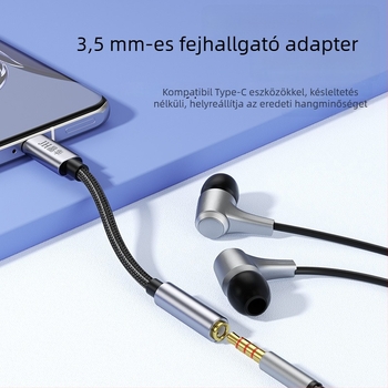 Type-C 3,5 mm-es audio adapter Androidhoz – Modell CTO3.5, Márka JH, Termékkód A55