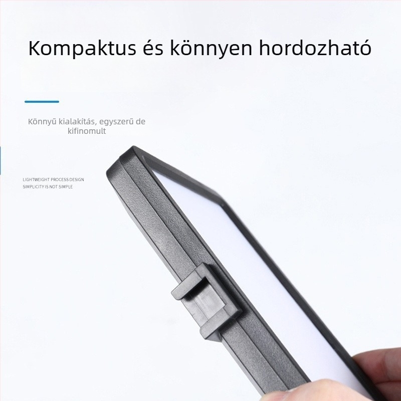 USB LED négyszögletes panel világítás élő közvetítéshez, 4 színű chip, fokozatmentes fényerő-szabályozás, méret 6/8 hüvelyk
