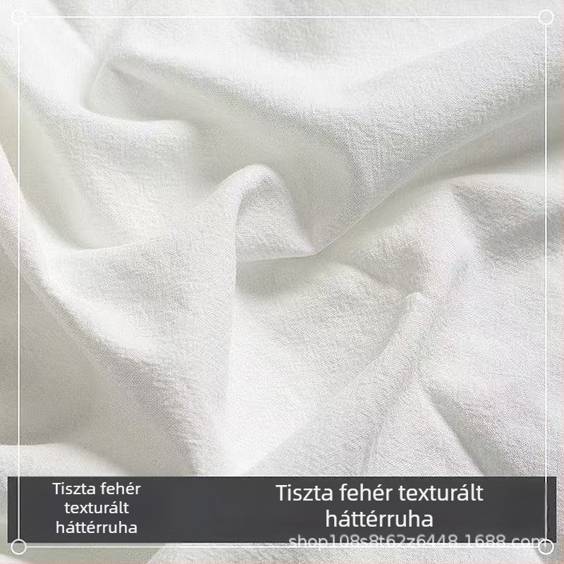 Háttérszövet a fotózáshoz, pamut textúra, rekvizit ételfotózáshoz, alkalmas tájképi felvételekhez