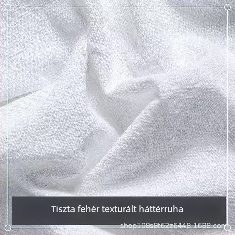 Háttérszövet a fotózáshoz, pamut textúra, rekvizit ételfotózáshoz, alkalmas tájképi felvételekhez