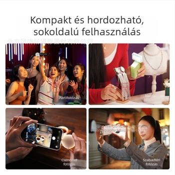 Nanlite Cookie telefon-kitöltő fény, Type-C tápegység, kültéri portrék és still life felvételek