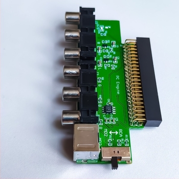 NEC PC Engine Grafx RGBS videó kimenet adapter