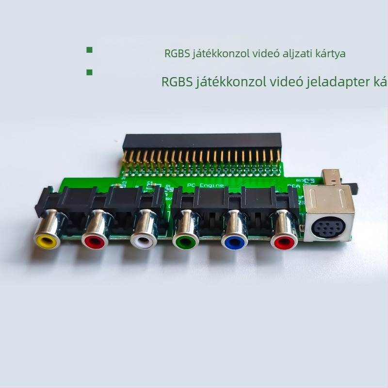 NEC PC Engine Grafx RGBS videó kimenet adapter