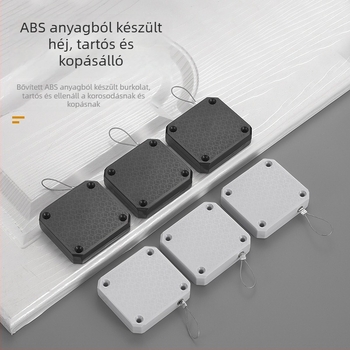 Ajtózáró zsinóros rendszer tolóajtókhoz, ABS, Ayres, világos luxus stílus, zárási sebesség 1–10, erős záróerő.
