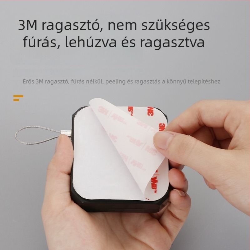 Ajtózáró zsinóros rendszer tolóajtókhoz, ABS, Ayres, világos luxus stílus, zárási sebesség 1–10, erős záróerő.