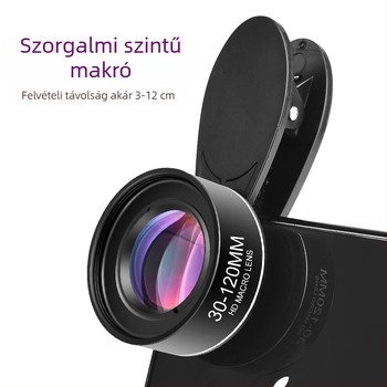 Every Source 30120 okostele makroobjektív, 30–120x zoom, ékszer és jade fotózásra, univerzális okostele kompatibilitás