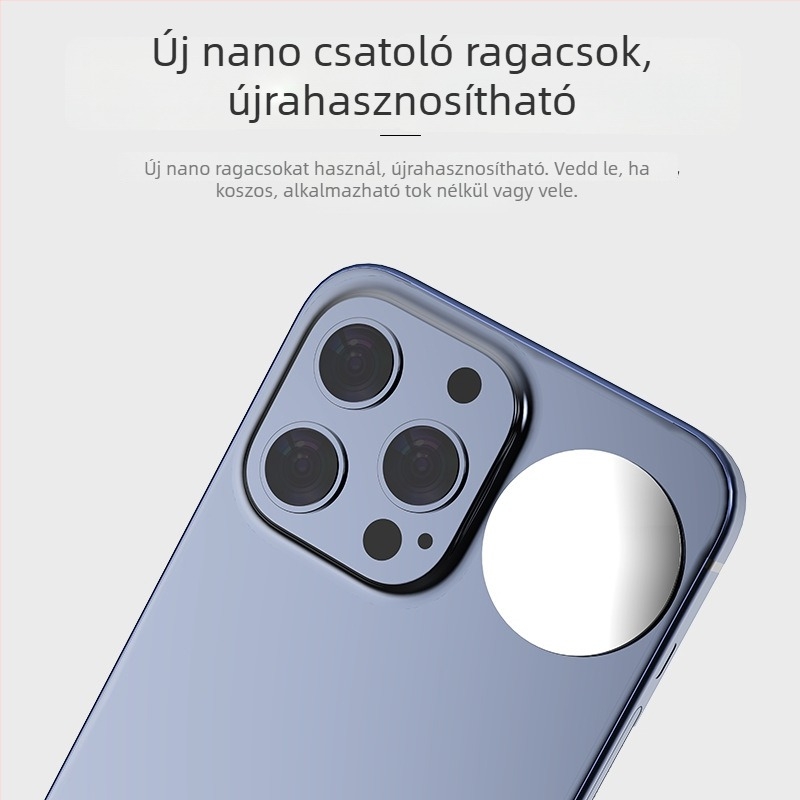 Hepail TZ08 Vlog Selfie Tükör okostelefonokhoz tároló dobozzal, univerzális kompatibilitás, tökéletes élő közvetítéshez