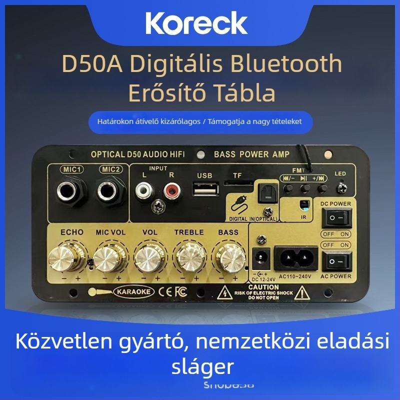 Autóhifi kiegészítő - Koreck D50 Digitális erősítő - Határon átívelő exkluzív ellátás