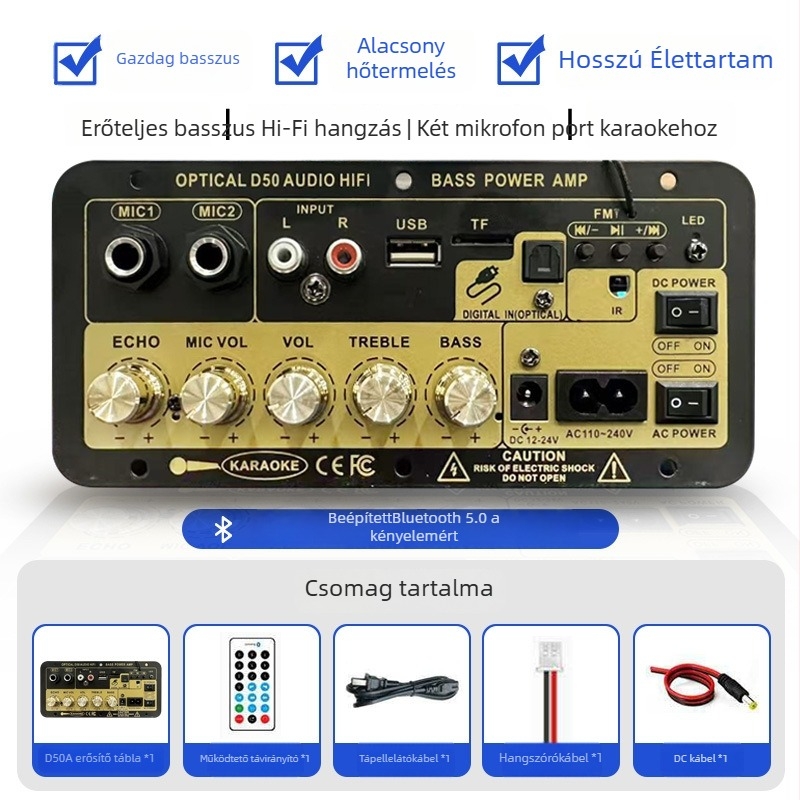 Autóhifi kiegészítő - Koreck D50 Digitális erősítő - Határon átívelő exkluzív ellátás