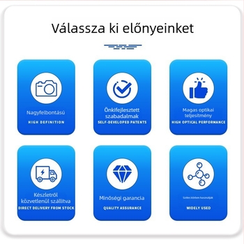 Fix fókuszú lencse optikai rostok összekapcsolásához, Yide márka, 4G lencse felépítés, 11 mm fókusztávolság