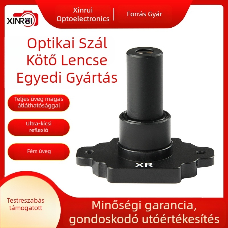 Fix fókuszú lencse optikai rostok összekapcsolásához, Yide márka, 4G lencse felépítés, 11 mm fókusztávolság