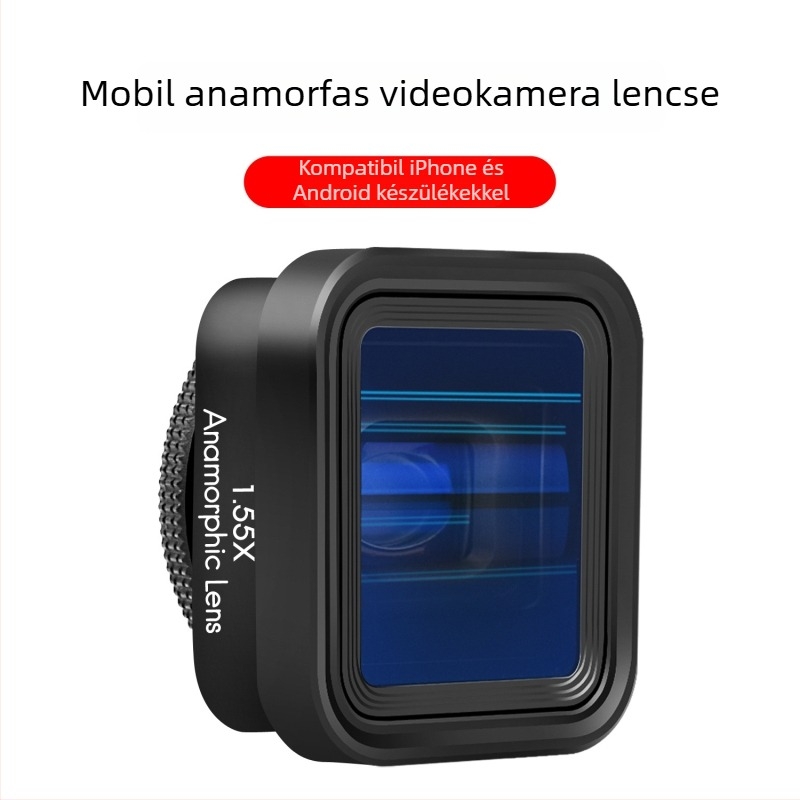 1.55x okostelefon-film lencse videófelvételhez – szélesvásznú torzítás, univerzális kompatibilitás
