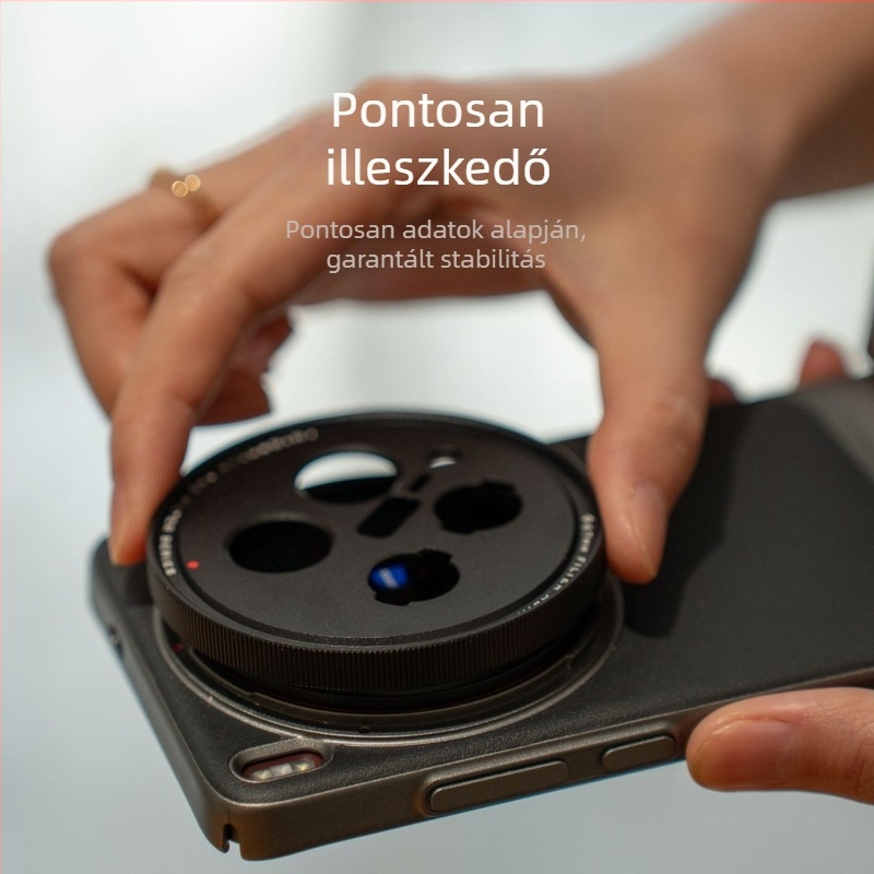 fotorgear 67mm-es filteradapter gyűrű V-to-T montázshoz, 2.35x teleobjektívhez okostelefonon