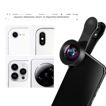 Külső makro lencse mobiltelefonhoz, HD közeli felvételekhez – manikűr, műszempillák és ékszer részletei | Márka: Motor microsen