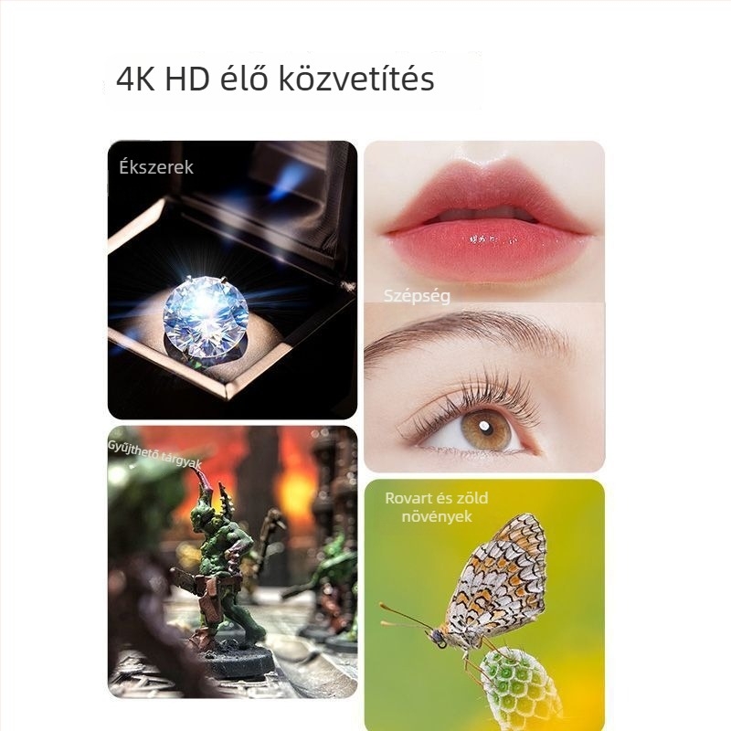 Külső makro lencse mobiltelefonhoz, HD közeli felvételekhez – manikűr, műszempillák és ékszer részletei | Márka: Motor microsen