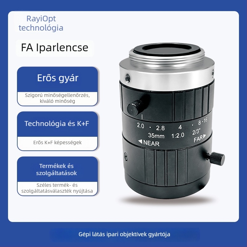 Lane UL3520A-23 Ipari HD kamera, 2MP/3MP/5MP objektívvel kompatibilis, fűtésmentes