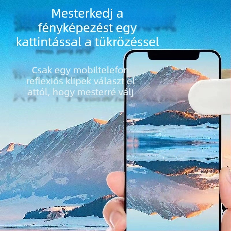 Tedma TH-217 Univerzális telefonos selfie klip visszaverő objektívvel utazási fotózáshoz