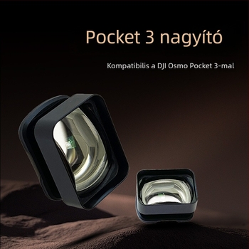 DJI Osmo Pocket 3 2x nagyítású háttér-elmosódó lencse, széles látószögű makro filmes lencse, 30 mm-es fókusztávolság