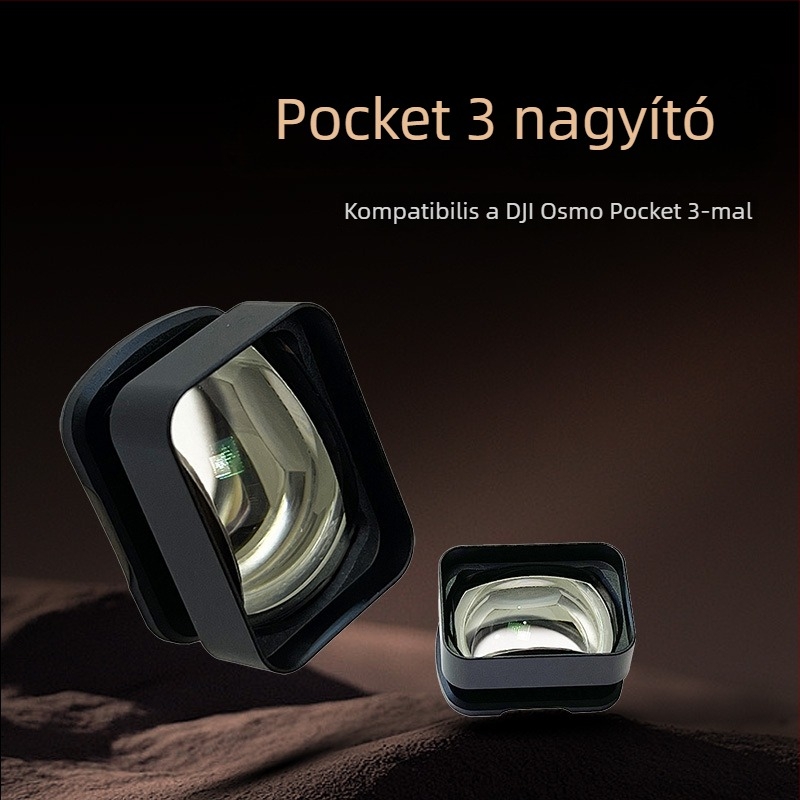 DJI Osmo Pocket 3 2x nagyítású háttér-elmosódó lencse, széles látószögű makro filmes lencse, 30 mm-es fókusztávolság