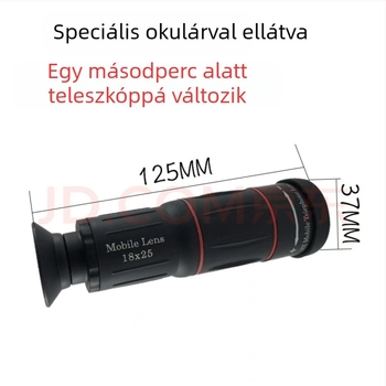Desnai mobilteleobjektív 28× zoom a telefonhoz – koncertek és fesztiválok felvételéhez, HD kamera