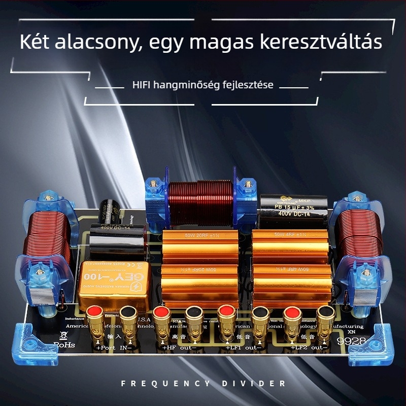 Gertsound 9928 – Színpadi line array, nagy teljesítményű hangfal, kétutas crossoverrel