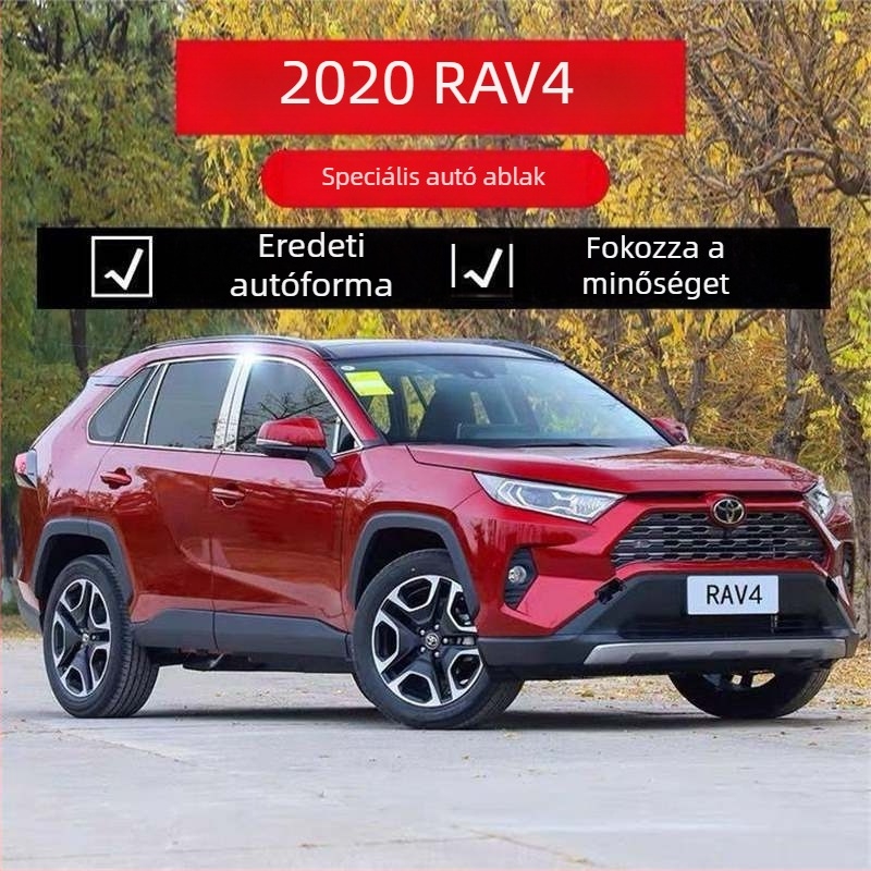 Toyota RAV4 ablakához rozsdamentes acél díszcsík (2020–2021)