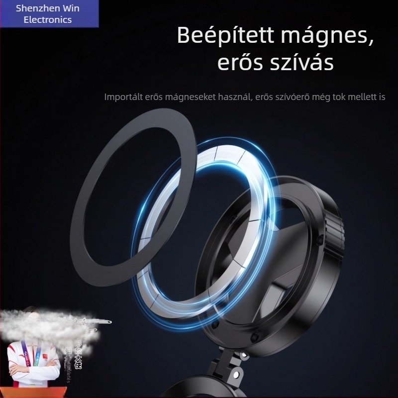 CPL polarizátor mobil fotózásra mágneses rögzítéssel, modell CPL011, univerzális kompatibilitás