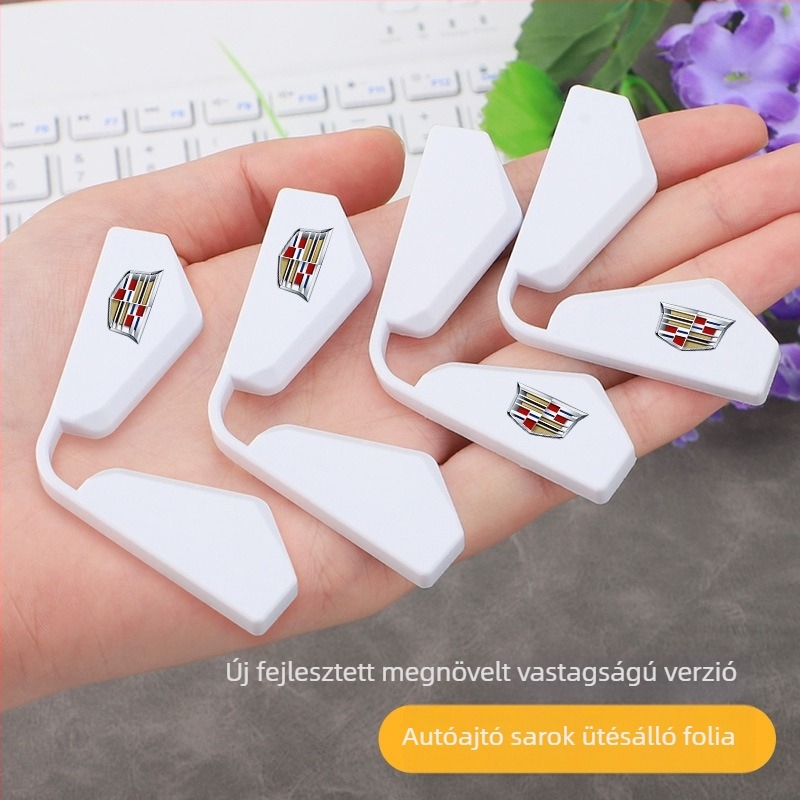 Autóajtó sarokvédő – antiütközéses PVC ragasztó, modell Td66m93cl, univerzális járművekhez