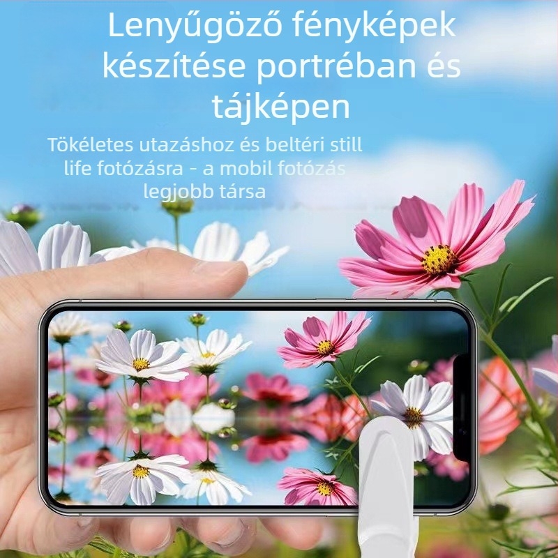 Szabadban használható mobiltelefonos fotózási kiegészítő égbolti tükröződés funkcióval – Modell 5544, kompatibilis okostelefonokkal.
