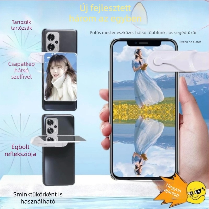 Telefonra clip-on objektív selfie tükrössel, univerzális kompatibilitás, modell 001, márka Other