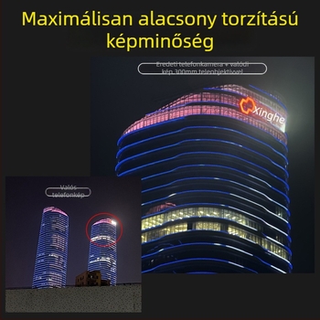 Mobiltelefon teleobjektív 300 mm, TL300, JM, alumíniumötvözet és optikai üveg, univerzális kompatibilitás mobiltelefonokkal