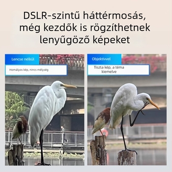 Motor Microsen mobiltelefon teleobjektív, 40x kézi zoom, kompatibil a legtöbb okostelefonnal