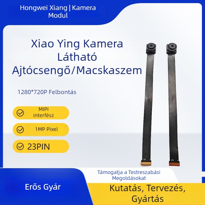 HD kamera modul MIPI interfésszel arcfelismeréshez és drónos alkalmazásokhoz