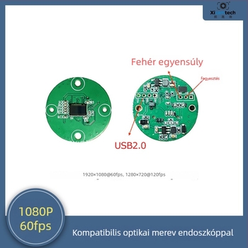 Merev endoszkópos kamera, 2 MP szenzor, 1080p60, USB 2.0, fix fókusz