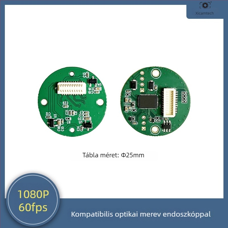 Merev endoszkópos kamera, 2 MP szenzor, 1080p60, USB 2.0, fix fókusz