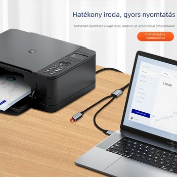 Digital Fox MIDI négyzetes portú audiókábel OTG kompatibilis | nylon magú belső | réz vezetők | digitális eszközökhöz