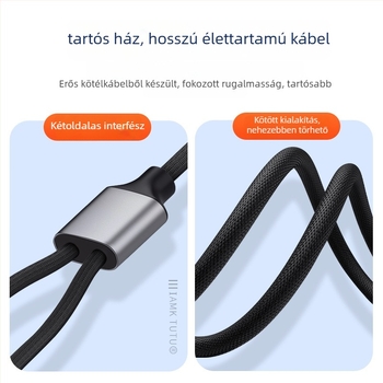 Digital Fox MIDI négyzetes portú audiókábel OTG kompatibilis | nylon magú belső | réz vezetők | digitális eszközökhöz