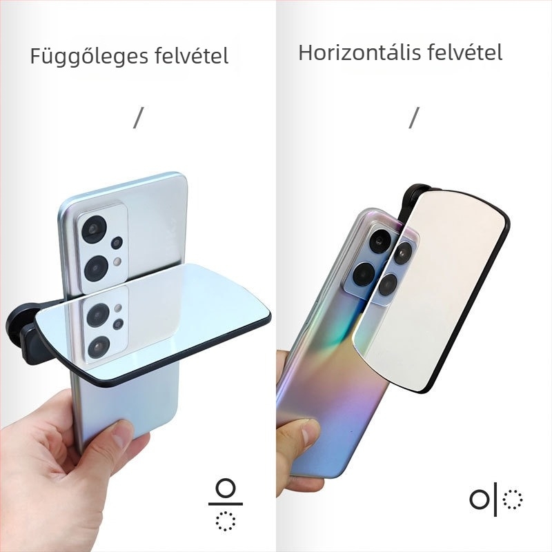 Okostelekhez való Szelfi Reflektor Clip – Sky Mirror, Clip-on Reflektor Lencse, JYL márka, Modell: Mirror of the Sky, Kompatibilis iPhone, Huawei, Xiaomi, Oppo, Redmi telefonok