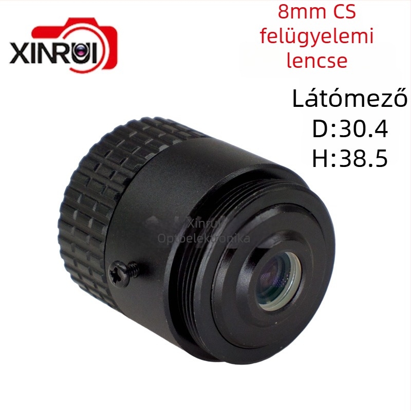 CS felügyeleti lencse, 6 mm fókusztáv, F1.4 rekesz, 90° látómező, Ø22 mm szűrőátmérő