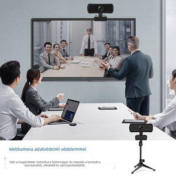 USB webkamera (2MP szenzor; 1600x1200 felbontás; 30 FPS; USB 2.0; beépített mikrofon)