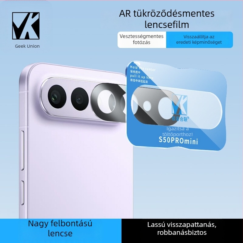 Vivo S50 és S50 Pro Mini lencsevédő fólia — karcolásálló és ütésálló