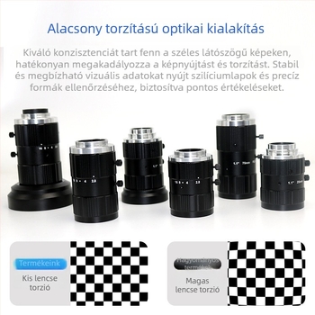CS-Chensheng FA fix fókuszú objektív ipari kamerákhoz, C interfész, alacsony torzítás, ultra tiszta kép