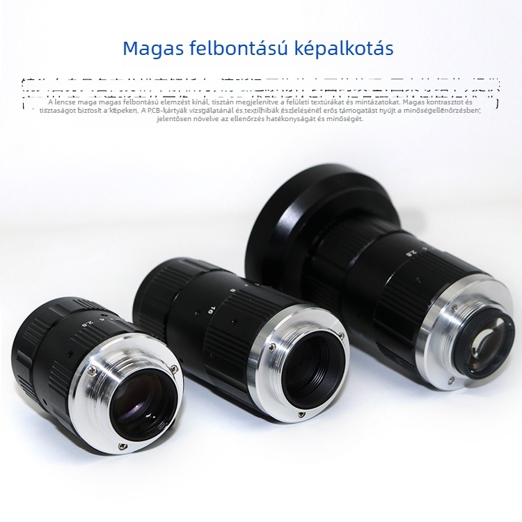 CS-Chensheng FA fix fókuszú objektív ipari kamerákhoz, C interfész, alacsony torzítás, ultra tiszta kép