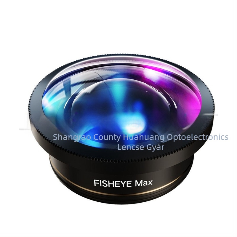 8mm fisheye lencse okostelefonokra – Brilliant márka, modell 8mm, univerzális kompatibilitás