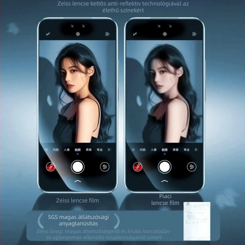 Vivo Y500 hátsó kamera lencsefólia – edzett védőfólia, ultra-tiszta, ellenálló esések