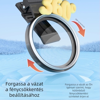 Xyxd CPL polarizációs szűrő mobilfotózáshoz – HD élesség, vízfelületi reflexiók szűrése és a fényes területek csökkentése