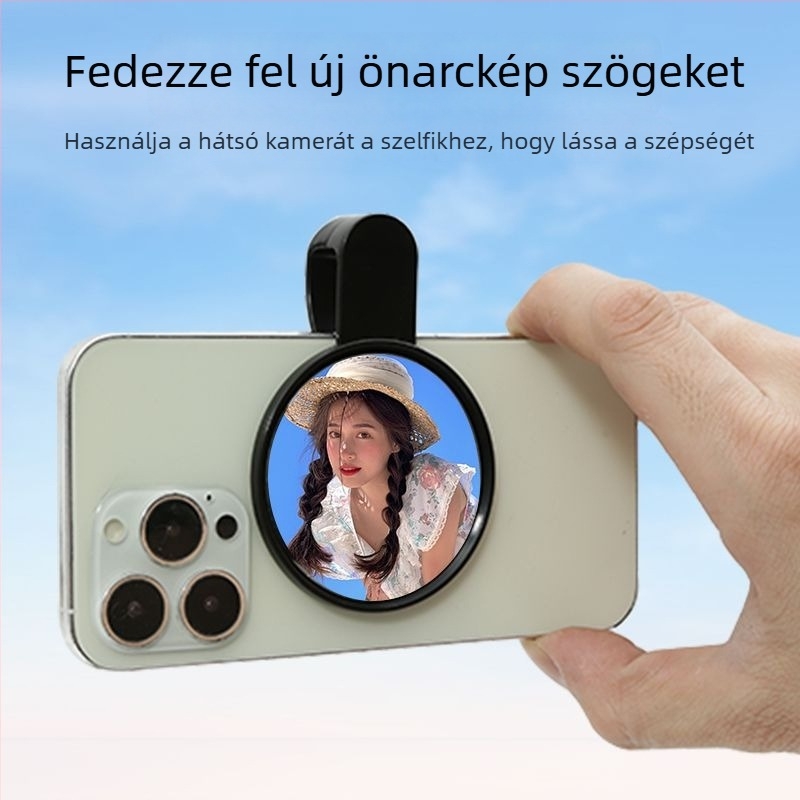 Külső szelfi tükrös lencse Android és iPhone készülékekhez – 9. generáció